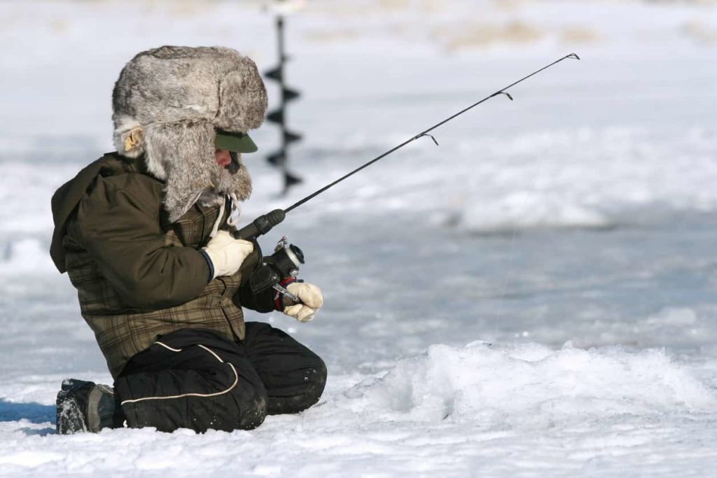 Ice Fishing Kid