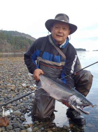Gil d'Oliviera beach spinning coho